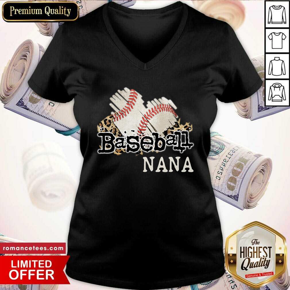 Heart Baseball Nana Shirt