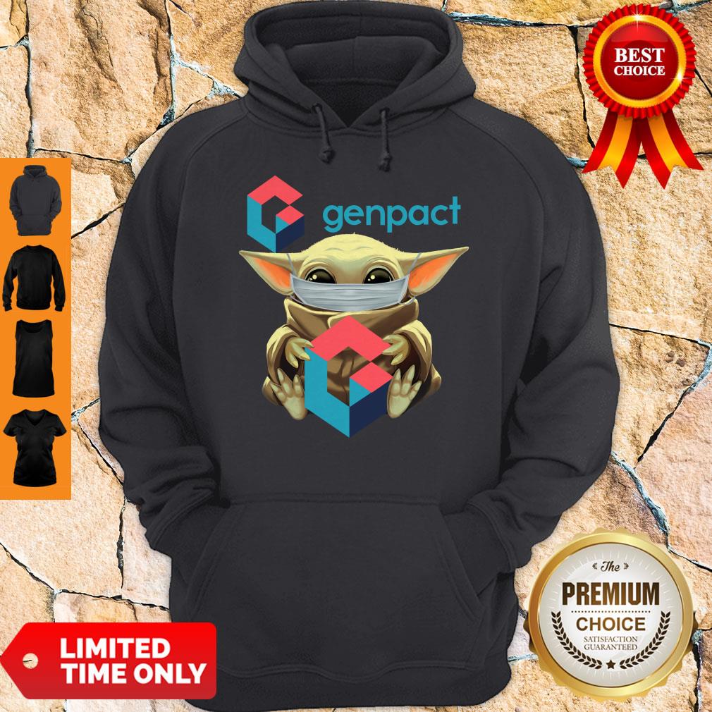 Pro Baby Yoda Mask Hug Genpact Shirt