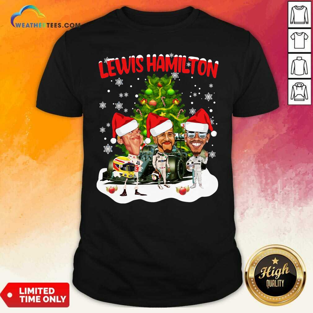 Hot Lewis Hamilton Chibi Christmas Tree Shirt