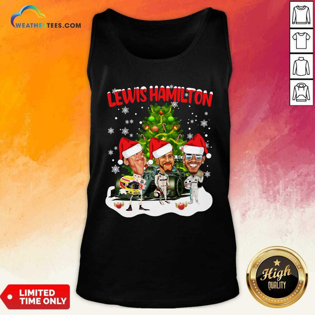 Hot Lewis Hamilton Chibi Christmas Tree Shirt