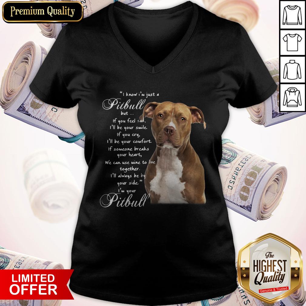I Know I'm Just A Pitbull But If You Fele If You Cry Shirt