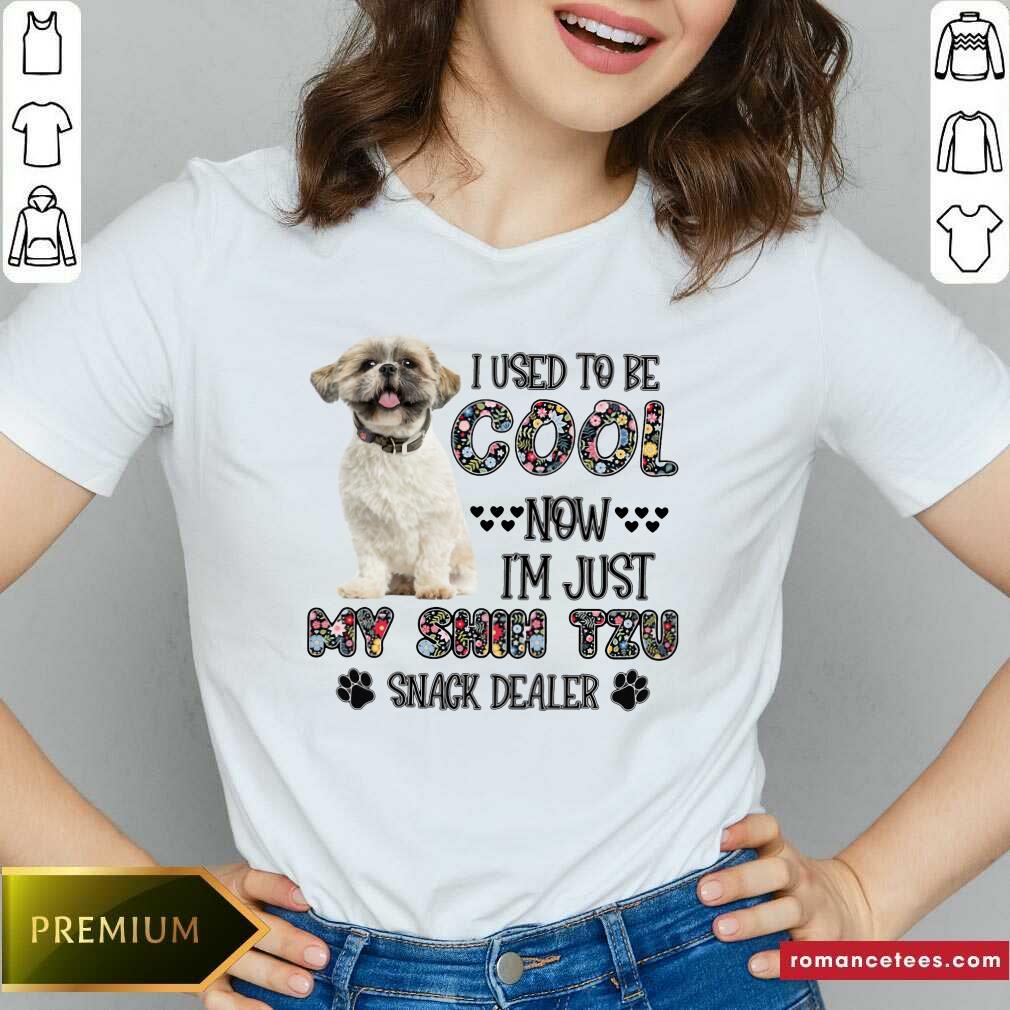 I Used To Be Cool Now I'm Just My Shih Tzu Snack Dealer Shirt