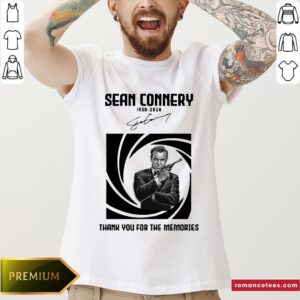 Rip Sean Connery 1938 2020 Signature Thank You For The Memories Shirt