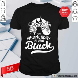 Maleficent On Wednesday We Wear Black Shirt