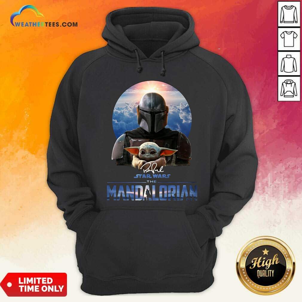 Lovely Star Wars The Mandalorian And Baby Yoda Signature Shirt
