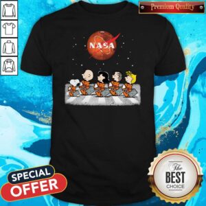 Cute Peanuts Heads Back To Space Nasa Shirt