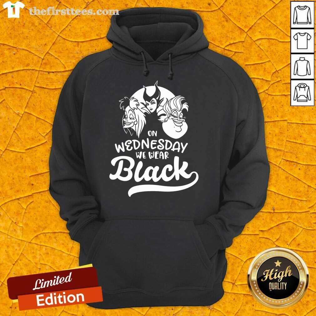 Maleficent On Wednesday We Wear Black Shirt