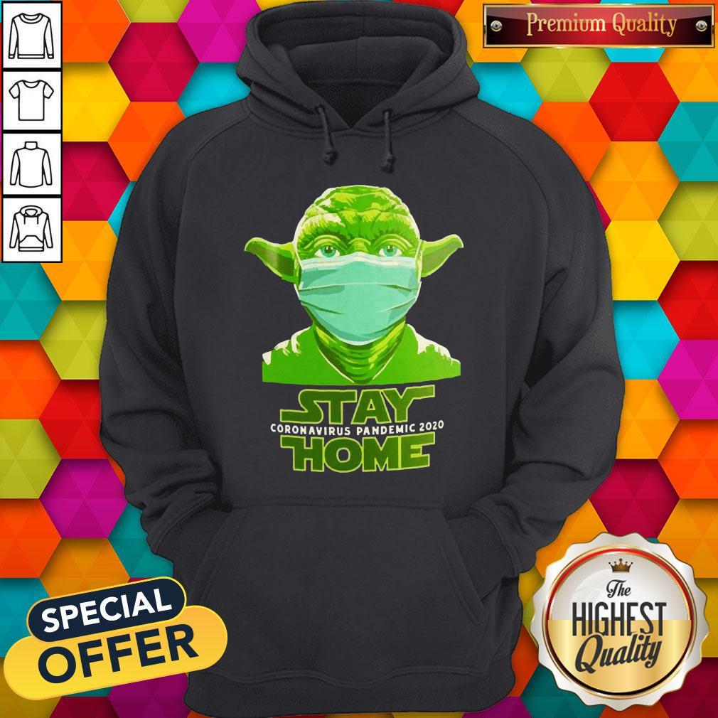 Master Yoda Mask Stay Home Coronavirus Pandemic 2020 Shirt