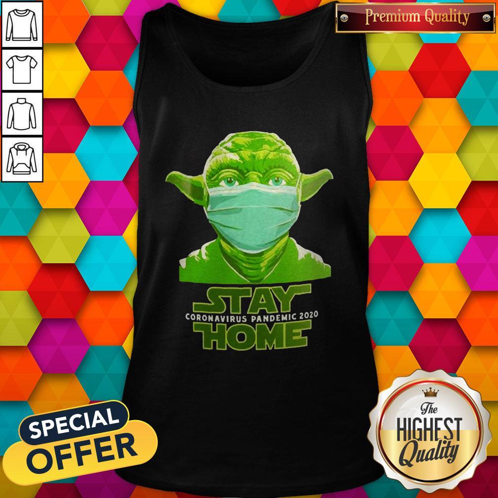 Master Yoda Mask Stay Home Coronavirus Pandemic 2020 Shirt