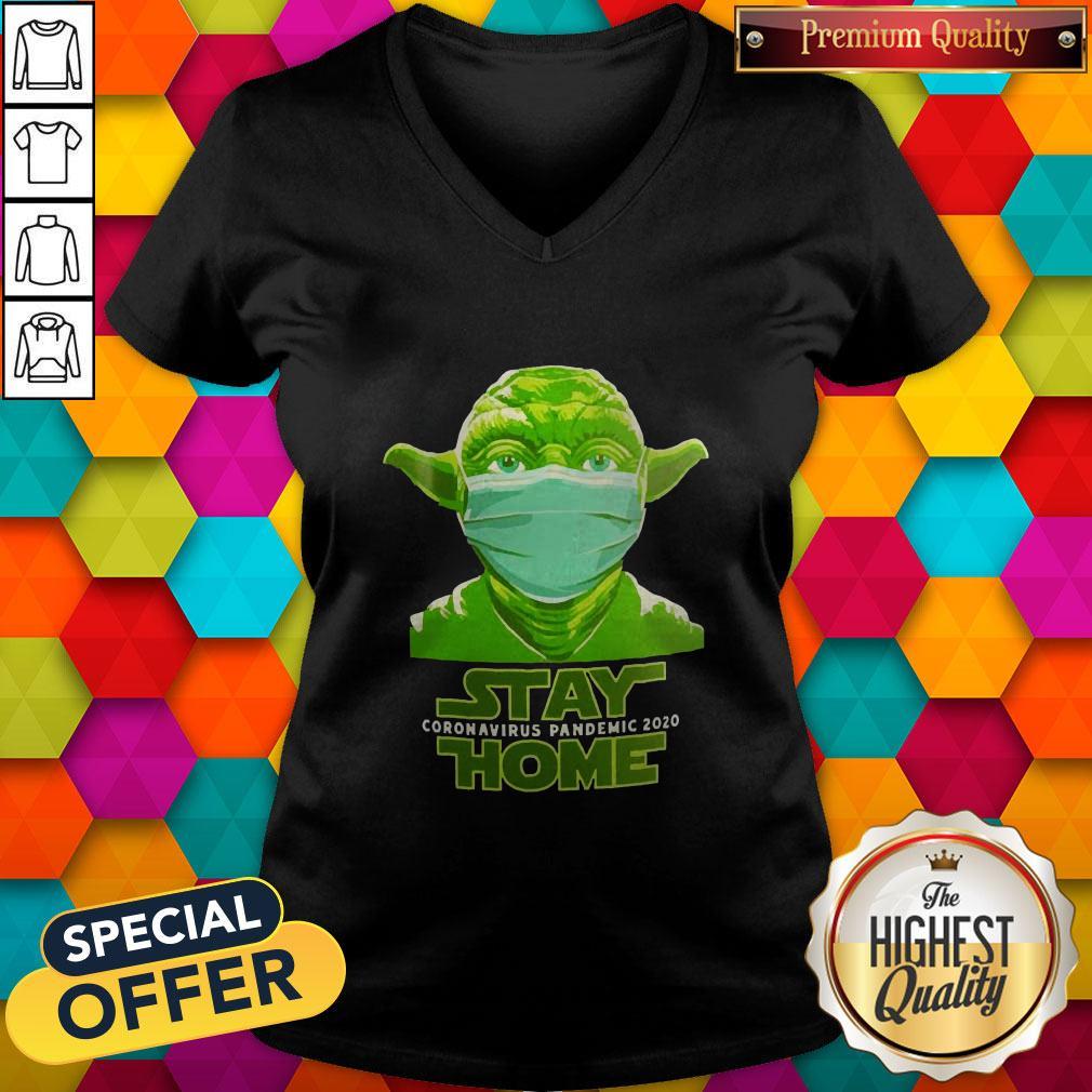 Master Yoda Mask Stay Home Coronavirus Pandemic 2020 Shirt