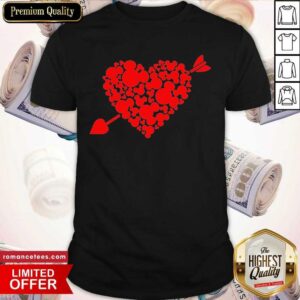 Original Mickey Mouse Hearts Valentine Red Shirt
