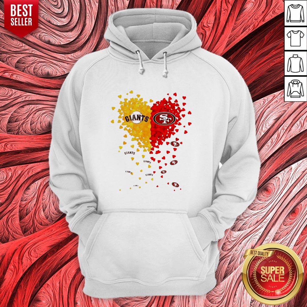 New York Giants Vs San Francisco 49ers Hearts Shirt