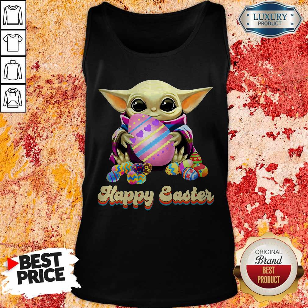Nice Baby Yoda Hug Easter Egg Happy Easter Shirt