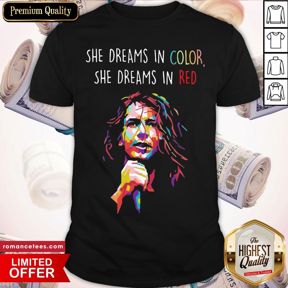 Nice Eddie Vedder She Dreams In Color She Dreams In Red Shirt