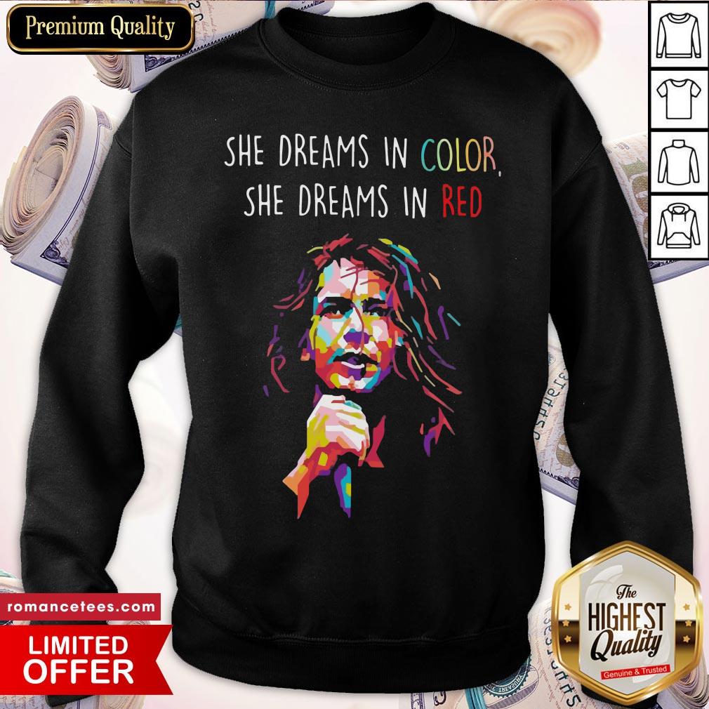 Nice Eddie Vedder She Dreams In Color She Dreams In Red Shirt
