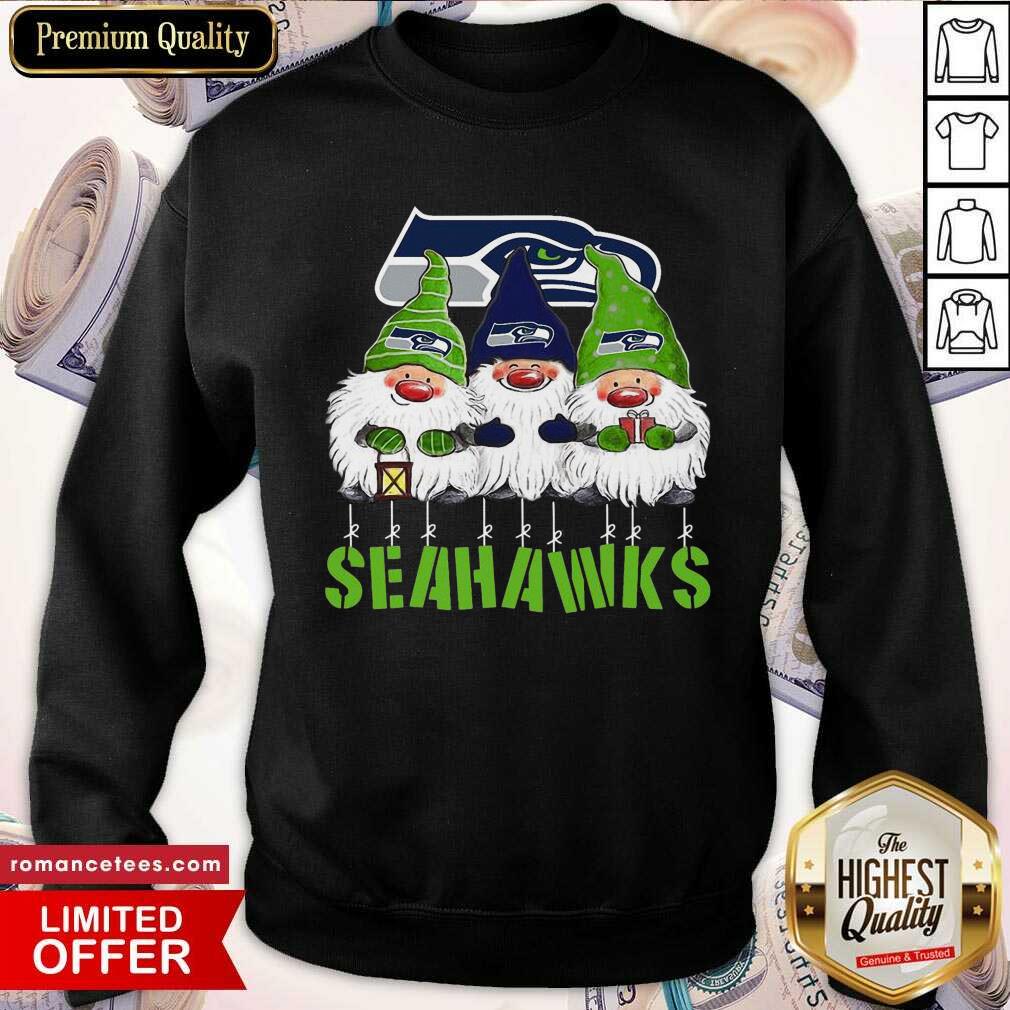 Nice Gnomies Seattle Seahawks Christmas Shirt
