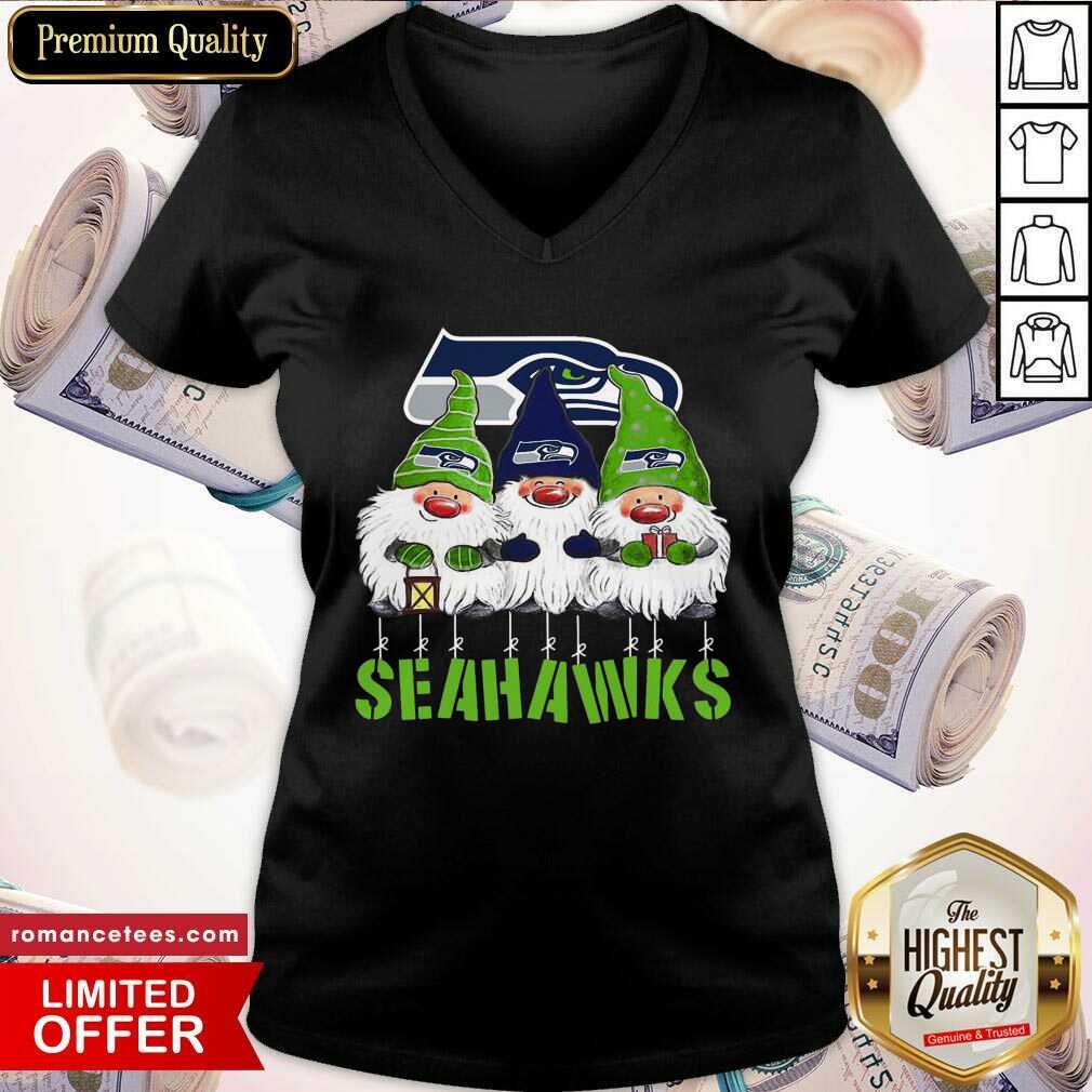 Nice Gnomies Seattle Seahawks Christmas Shirt
