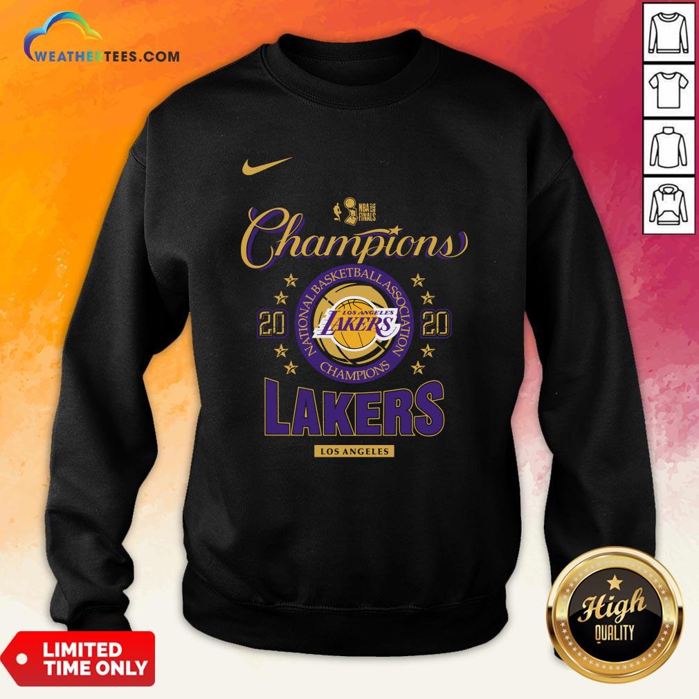 Nice NBA Finals Champion Los Angeles Lakers 2020 Shirt