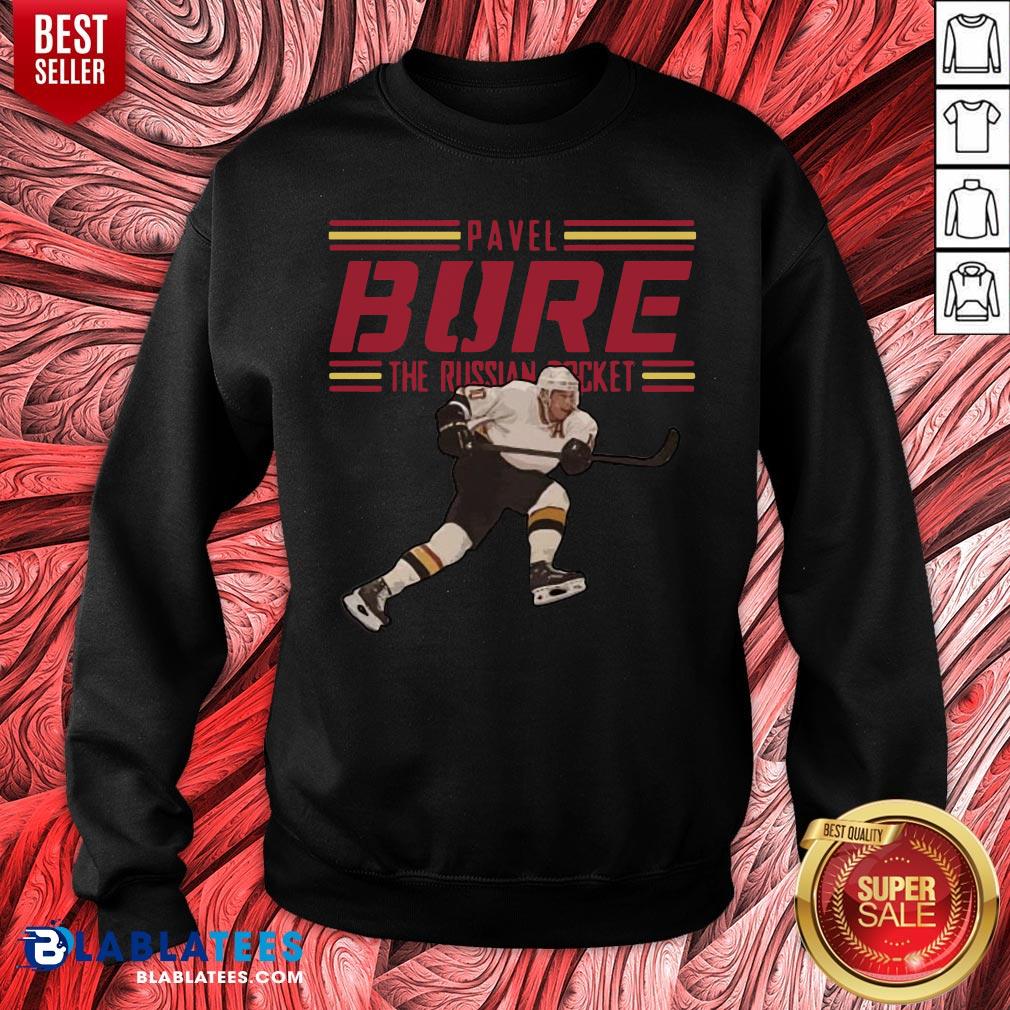 Nice Pavel Bure The Russian Rocket Play T-Shirt