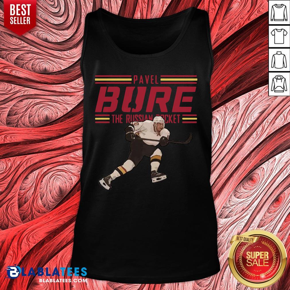 Nice Pavel Bure The Russian Rocket Play T-Shirt