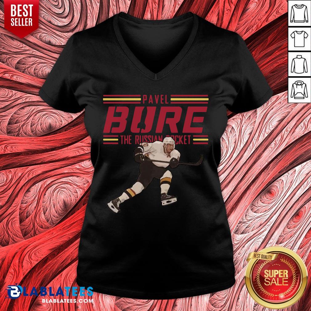 Nice Pavel Bure The Russian Rocket Play T-Shirt