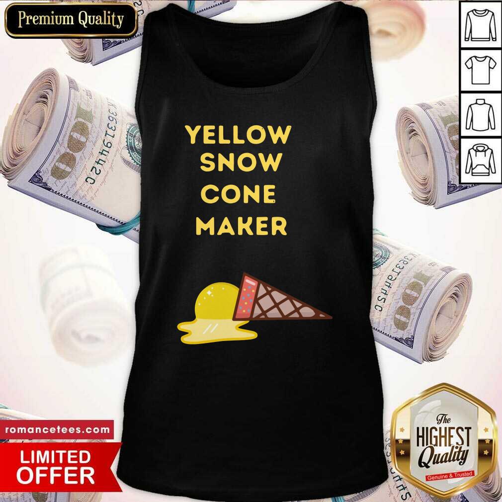 Nice Yellow Snow Cone Maker Shirt