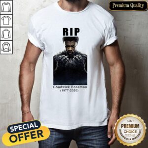 Chadwick Boseman Rip 1977 2020 T-Shirt