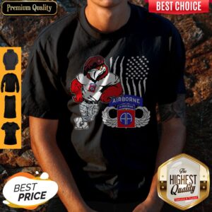 Official Paratrooper Airborne American Flag Bird Shirt