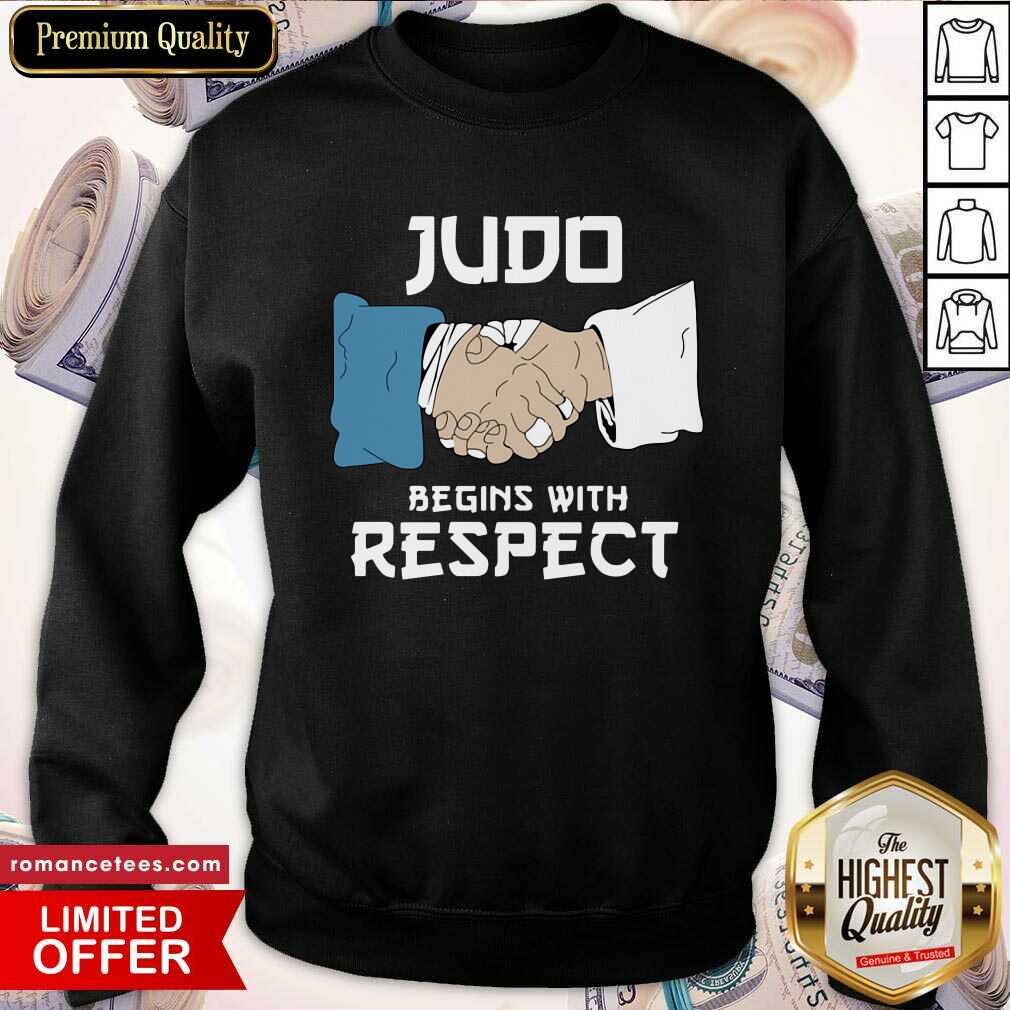 Official Judo Begins With Respect Shirt
