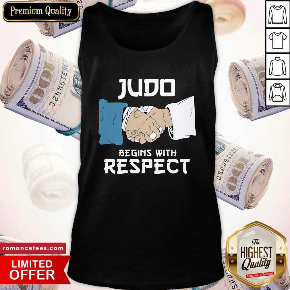 Official Judo Begins With Respect Shirt