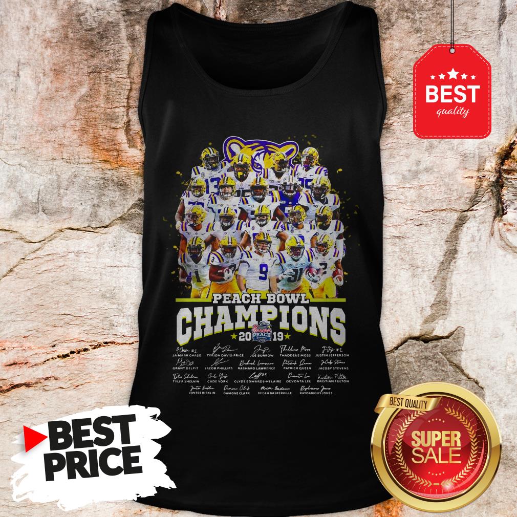 Official Peach Bowl Champions Signature Shirt