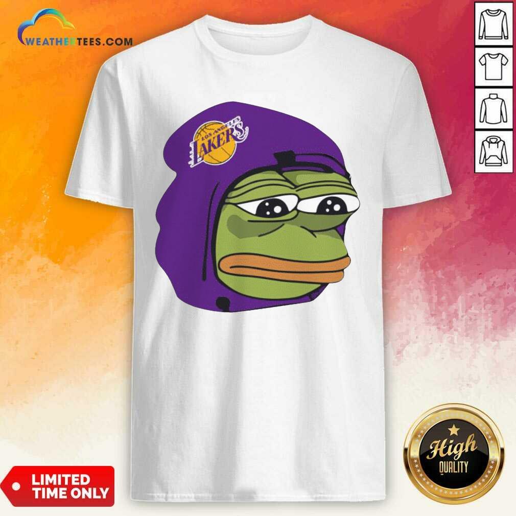 Original Los Angeles Lakers Sad Pepe The Frog Shirt