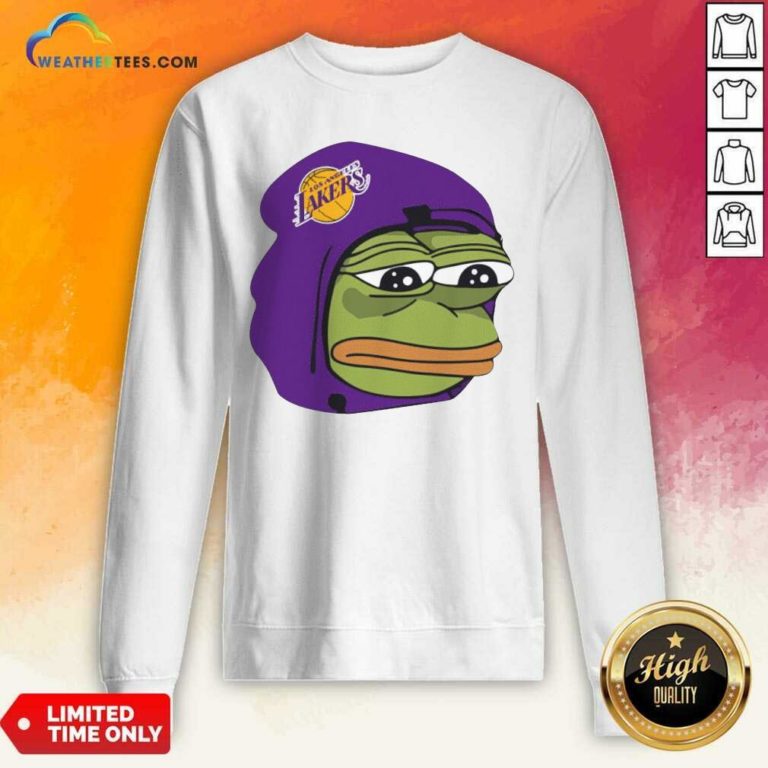Original Los Angeles Lakers Sad Pepe The Frog Shirt