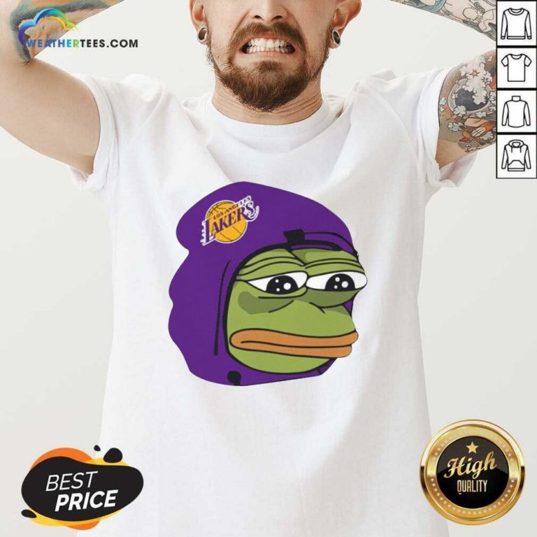 Original Los Angeles Lakers Sad Pepe The Frog Shirt