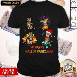 Cats Happy Hallosmas Shirt