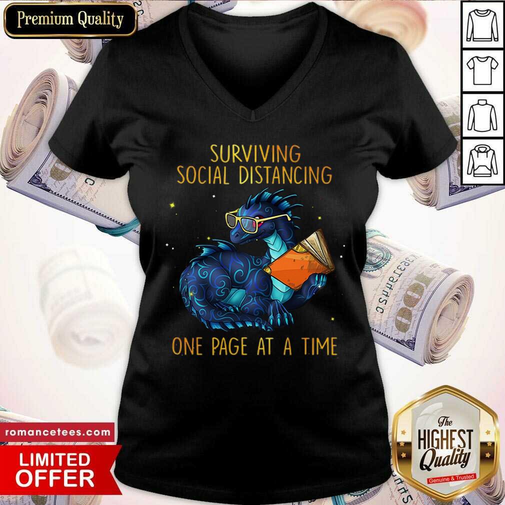 Perfect Dragon Book Surviving Distancing One Page Shirt