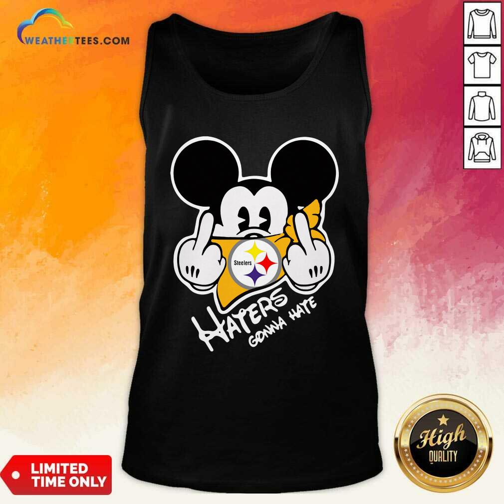 Pretty Mickey Mouse Face Mask Pittsburgh Steelers Fuck Haters Gonna Hate Shirt