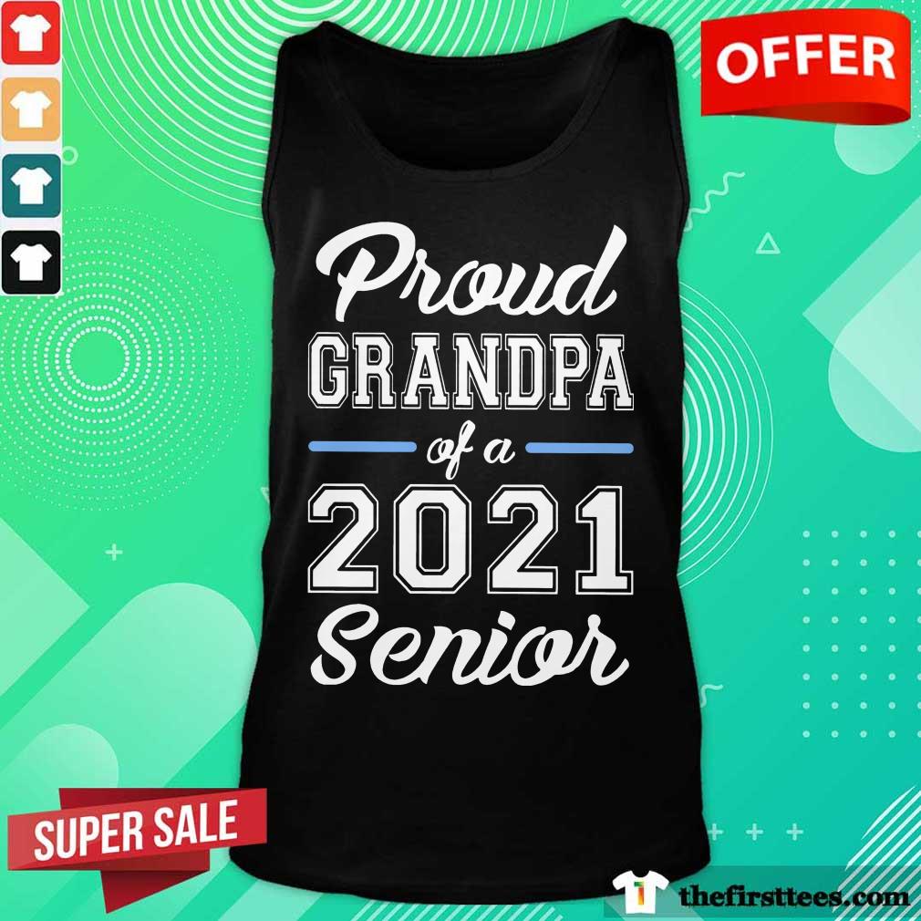 Pretty Proud Grandpa Of A 2021 Senior Shirt