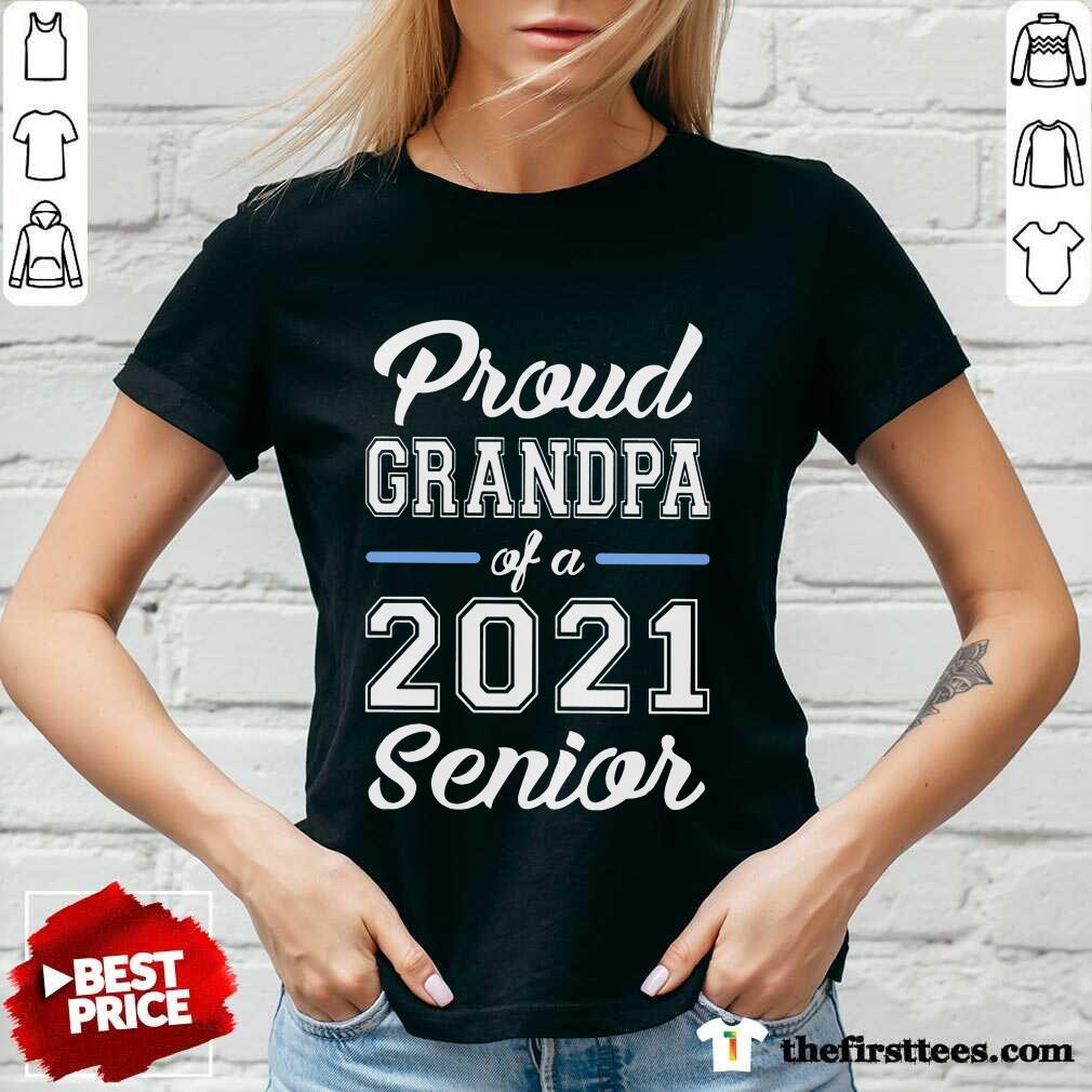 Pretty Proud Grandpa Of A 2021 Senior Shirt