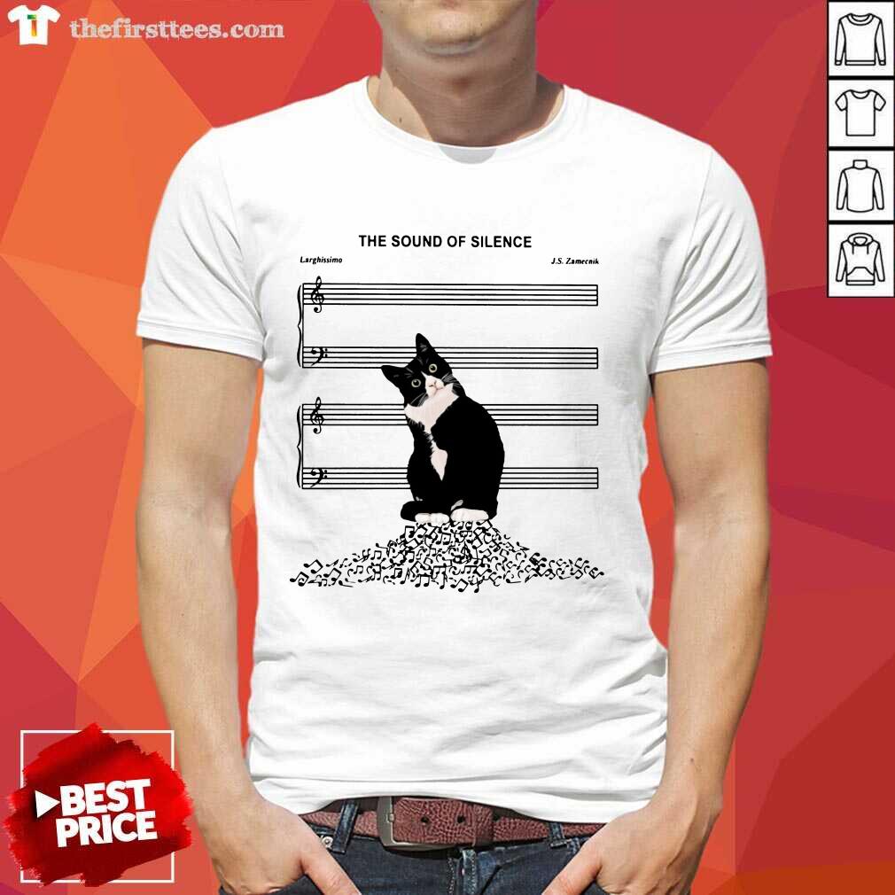 Pretty The Sound Of Silence Music And Cats Lover Shirt