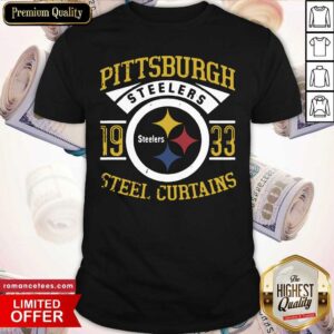 Nice Pittsburgh Steelers 1933 Steel Curtains Shirt