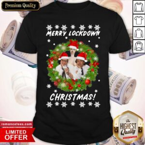 Official Bottom Merry Lockdown Christmas Shirt