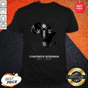 Black Pather Chadwick Boseman Star At 43 Shirt