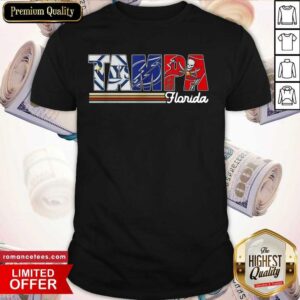 Premium Tampa Tampa Bay Rays Tampa Bay Lightning Tampa Bay Buccaneers Florida Vintage Shirt