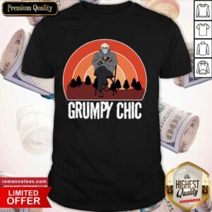 Perfect Grumpy Chic Bernie Sanders Smitten for Mittens Inauguration Shirt