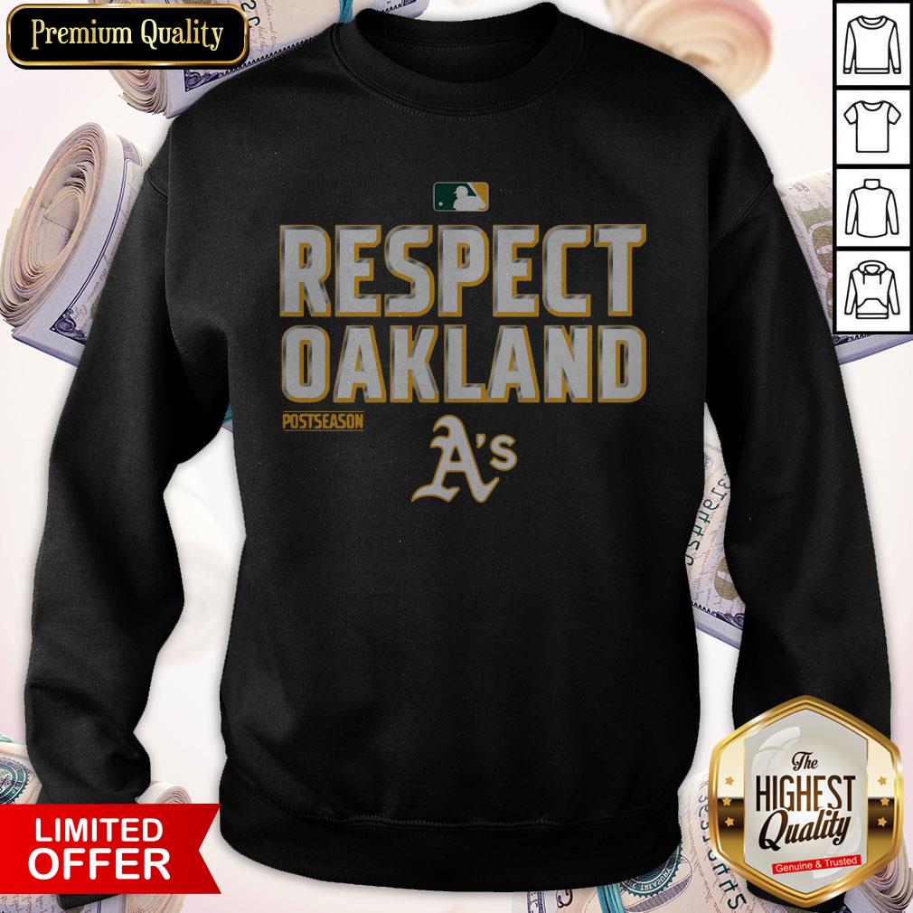 Respect Oakland Athletics Postseason Shirt