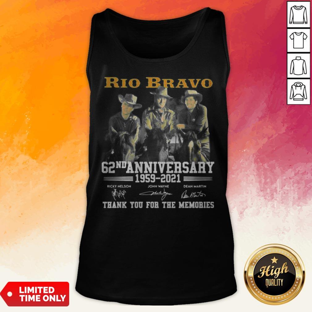 Rio Bravo 62nd Anniversary 1959 2021 Thank You For The Memories Signature Shirt