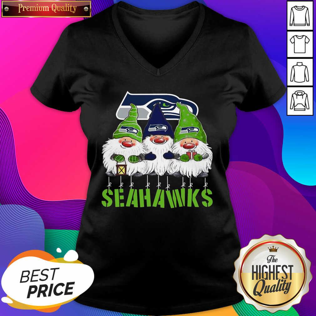 Nice Gnomies Seattle Seahawks Christmas Shirt