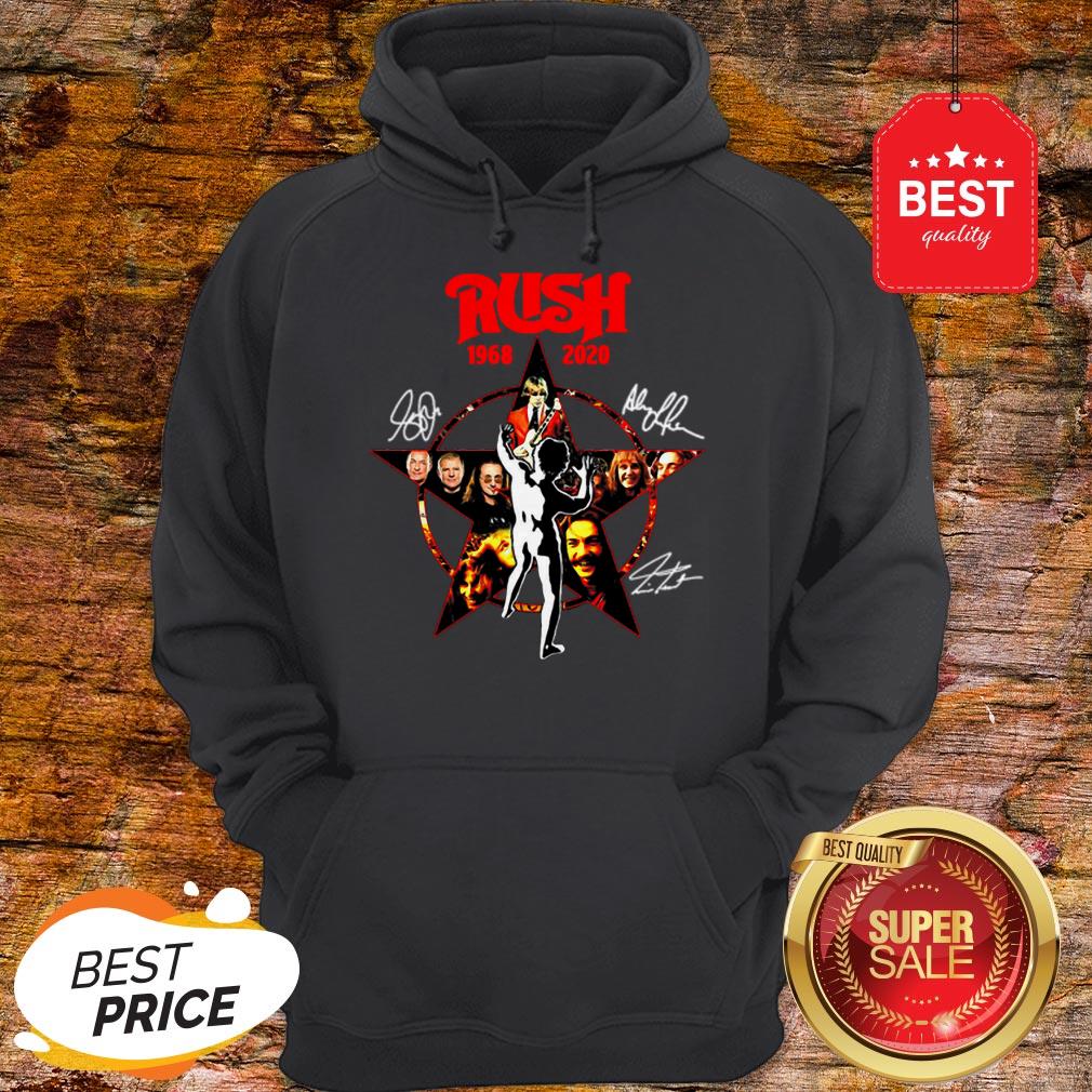 Rush 1968-2020 Signatures Autographed Shirt