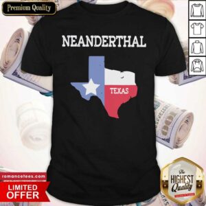 Pretty Neanderthal Texas Flag 2021 Shirt
